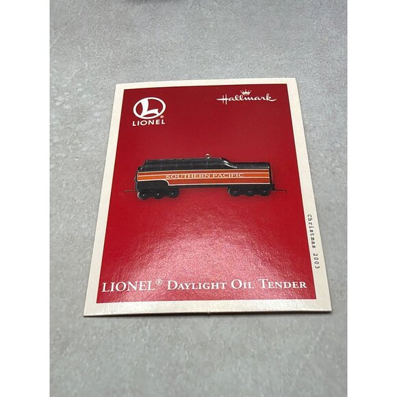 Lionel Hallmark Keepsake Ornament Daylight Oil Tender Southern Pacific 2003 - Picture 8 of 9
